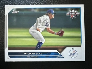 Wilman Diaz 2023 Topps Pro Debut Card #PD-22 Los Angeles ACL Dodgers - Picture 1 of 1