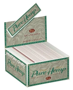 4 Boxen Smoking PURE HEMP KS aus Hanf King Size Papers mit 200 x 33 Blättchen - Picture 1 of 3