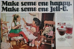 1973 little girls Jell-o pudding Raggedy Ann doll vintage ad - Picture 1 of 1