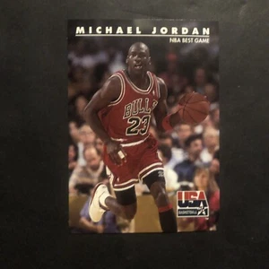 1992 SkyBox Michael Jordan USA Basketball Olympic #40. NBA Best Game - Imagen 1 de 2