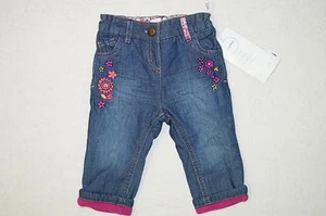 Baby Club C&A süße Hose/ Jeans Thermo Gr. 68, 74 blau Fleecefutter NEU