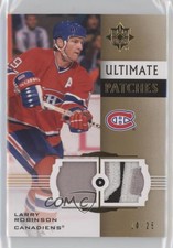 2007-08 Ultimate Collection Jerseys /25 Larry Robinson #UP-LR Patch HOF