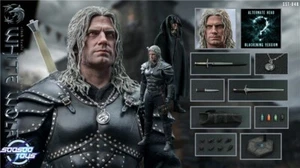 Stock Soosootoys 1/6 SST048 Blanco Lobo Demonio Cazador Lobo Blanco Mago Geralt - Imagen 1 de 16
