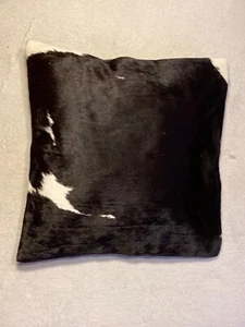 Cowhide Pillow Cushion Cover 16" x 16" - New & Beautiful - Item 12668 - Picture 1 of 2