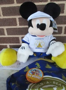 Build A Bear Mickey Mouse Exclusivo-Walt Disney World Vacation Bundle 18" Peluche - Imagen 1 de 9