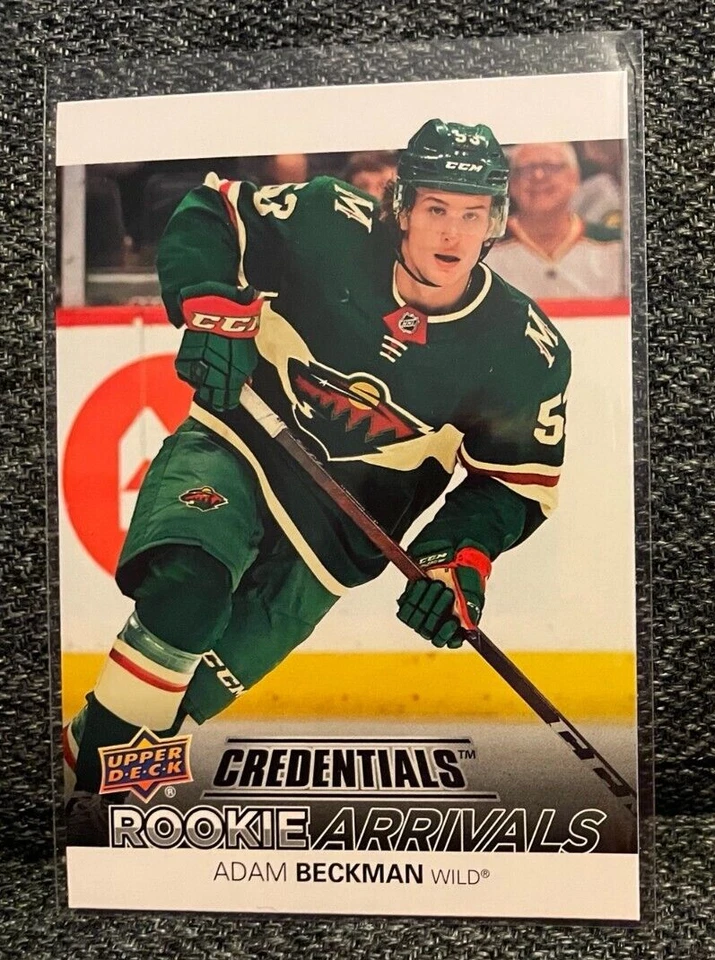 2021-22 Upper Deck Credentials Rookie Arrivals #RA-38 Adam Beckman - Image 1 of 1