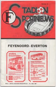 Sep 79 FEYENOORD v EVERTON UEFA Cup - Picture 1 of 1