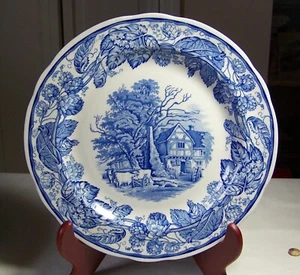 Spode 10 " Dinner Plate Blue Room Series Rural - Picture 1 of 3