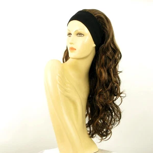 parrucca con bandana elastica cioccolato mechato rame ref KAMELYA 627C PERUK - Bild 1 von 7