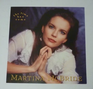 Martina McBride Time Has Come 1992 LP Record Photo Flat 12x12 Poster - Picture 1 of 2