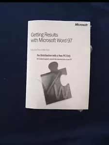 Original Microsoft OEM CD Word 97  Manual Id Ms Office (bin u) - Picture 1 of 6