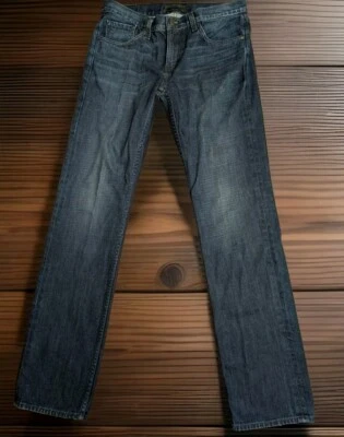 J Brand Jeans Mens 34x33 Blue Denim Kane Slim Straight Leg Indigo Cali Made USA - Image 1 of 4