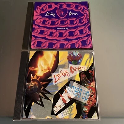 Living Colour 2 💿 LOT: Love Rears Its Ugly Head & Time’s Up VG+    Fast 🚚 Foto 1 de 3