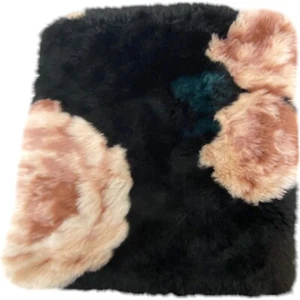 Pottery Barn Teen Emily/Meritt Faux Fur Bed of Roses 18" x 18" Pillow Cover - Picture 1 of 7