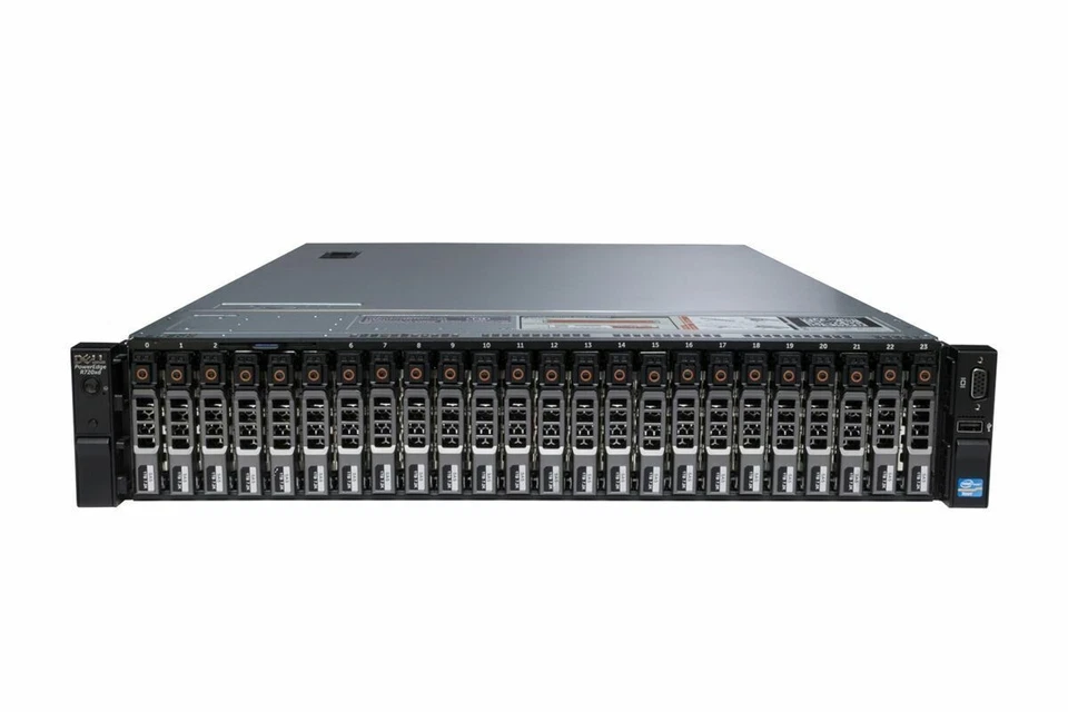 Dell PowerEdge R720xd 2x 8-Core E5-2650v2 2.6Ghz 128GB RAM 24x 3.84TB SSD Server - Image 1 of 1