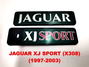 JAGUAR XJ SPORT (1997-2003) GENUINE LOGO EMBLEM REAR TRUNK BOOT BADGE (B149) - Picture 1 of 5