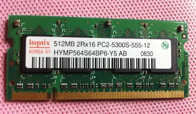 512MB PC2-5300s DDR2 533MHz 667 Mhz  Laptop Memory Ram 200 Pin (Various Brand) - Image 1 of 4