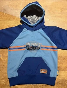 VINTAGE 2002 MATTEL HOT WHEELS CHILDREN KIDS BOYS HOODIE JACKET SIZE 6 YEARS OLD - Picture 1 of 7