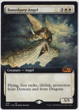 MTG 1X Baneslayer Angel X1 M21 (Extended Art) Magic 2021 - NM/MT