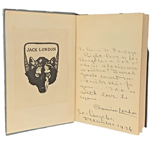 Jack London SMOKE BELLEW - 1st Edition 1912 /DJ/ Inscribed - Picture 1 of 9