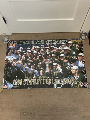 Dallas Stars 1999 STANLEY CUP CHAMPIONS Original NHL Hockey 22x34 Wall POSTER Cover
