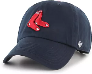 BOSTON RED SOX ALTERNATE 47 CLEAN UP ADJUSTABLE STRAPBACK DAD CAP - Picture 1 of 3