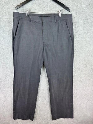 Pantalones Express Para Hombres 36 x 30 Productor Calce Moderno Pantalones de Vestir Lana Elastizados Preppy Foto 1 de 4