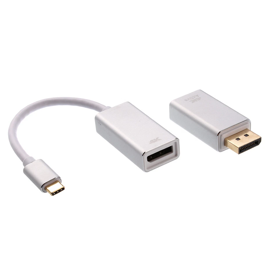 Convertidor adaptador USB3.1 tipo C a puerto de pantalla DP/HDMI/GA hembra para MacBook Foto 1 de 4