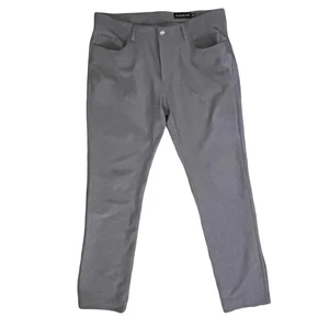 Dunning Golf Pants Gray Size 35x32 Performance Stretch Polyester Spandex EUC! - Picture 1 of 6
