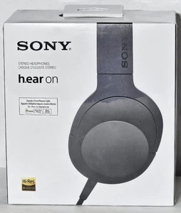 ***Sony h.ear on Premium Cuffie Stereo Over the Ear (Cablate) Sigillate (Nere)** - Foto 1 di 7