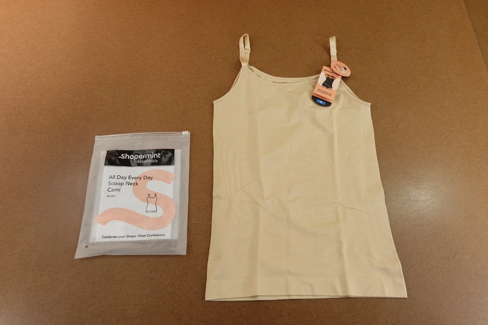 Shapermint Essentials Women's XL All Day Every Day Scoop Neck Cami 62001