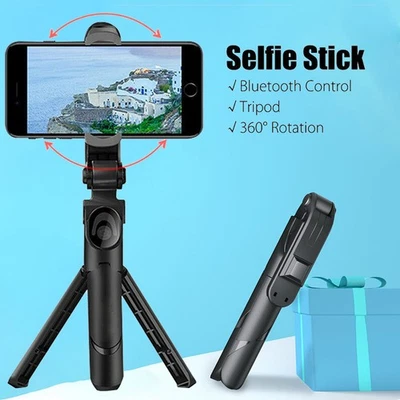 Trípode palo selfie de 39 pulgadas con control remoto portátil para teléfonos iPhone y Android Foto 1 de 4