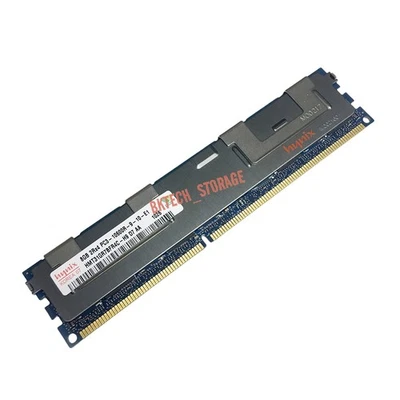 Servidor HP Hynix 8GB DDR3 1333MHz 2Rx4 PC3-10600R HMT31GR7BFR4C-H9 240p RDIMM RAM Foto 1 de 2