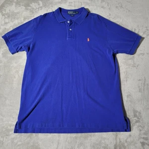 Polo by Ralph Lauren Poloshirt Herren XL Blau Pony Logo Baumwolle Freizeit - Bild 1 von 6
