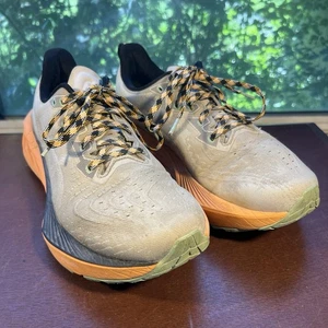 ASICS Novablast 4 TR Men’s Size 11 Trail Running Shoes 1011B850 Gray/Orange - Picture 1 of 14