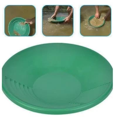 Pro Plastic Gold Pan Panning Geological Black Prospecting Sifting Kit AU - image 1 of 4