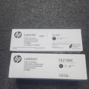 2 GENUINE HP 78A BLACK TONER CARTRIDGES 2-CE278AC SEALED BOXES - Photo 1/3