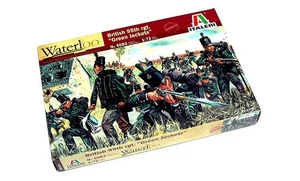 ITALERI 6083 Waterloo 1/72 Guerras Napoleónicas Británicas 95th rgt Chaquetas Verdes TA013 - Imagen 1 de 2