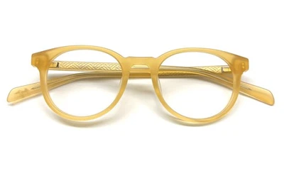 Maui Jim MJO 2201-79WV Eyeglasses Glasses Matte Translucent Amber 47-20-148 - Image 1 of 4