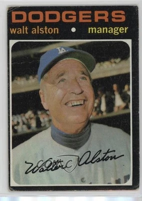 1971 Topps Walter Alston #567 HOF - Image 1 of 2