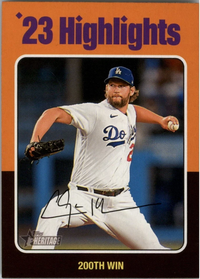 CLAYTON KERSHAW TOPPS HERITAGE CARDS  ****YOUR CHOICE**** - Image 1 of 1