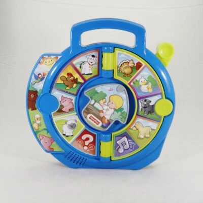 Fisher Price Little People World of Animals See 'N Say Animal Sounds Blue - Image 1 of 4