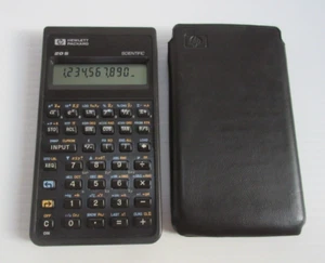 Vintage 1987 Hewlett Packard HP 20S Scientific Calculator w/ Slip Case - Picture 1 of 6