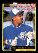 1992 Topps Gold McDonalds Baseballs Best #36 Derek Bell Toronto Blue Jays RC
