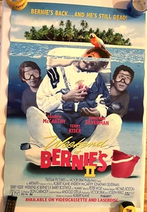 Weekend at Bernies II Original video release poster 27 x 39 Rolled - Picture 1 of 1