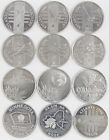 Lot of 12 Aluminum Atlanta Olympics & Other Miscellaneous Tokens Medals