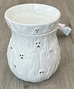 Scentsy Full Size Ghouls & Ghosts Wax Warmer RETIRED Halloween Black & White - Picture 1 of 18