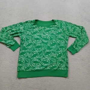 Teenage Mutant Ninja Turtles Sweatshirt Womens Medium Green TMNT Reversible - Picture 1 of 20