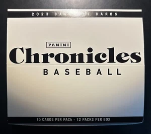 2023 Panini Chronicles Baseball Fat 12-Pack Box — Sealed Packs — 15 Cards/pack - Picture 1 of 5