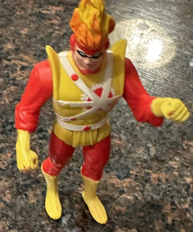 Vintage  Firestorm Super Powers  Kenner Action Figure DC Action Works Preowned Cover